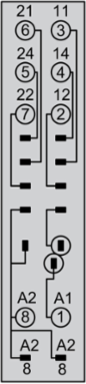 Harmony Electromechanical Relay Socket, 10A, 98mm Length, IP20