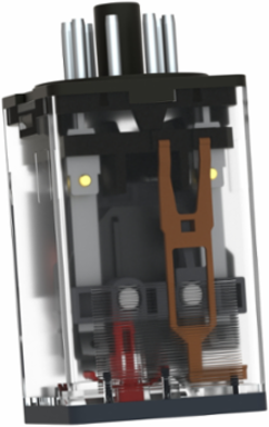 Universal Plug-in Relay, 10A, 2 C/O, 24V AC, IP40, with LED