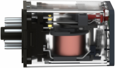 Universal Plug-in Relay, 10A, 2 C/O, 24V AC, IP40, with LED