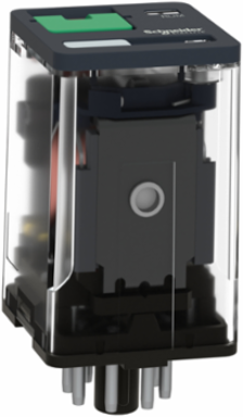 Universal Plug-in Relay, 10A, 2 C/O, 24V AC, IP40, with LED
