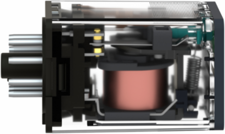Universal Plug-in Relay 10A 2C/O 24V DC, IP40, Lockable Test Button