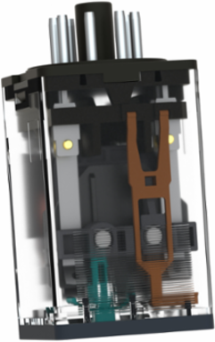 Universal Plug-in Relay 10A 2C/O 24V DC, IP40, Lockable Test Button