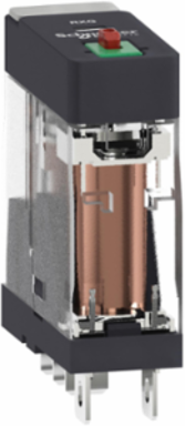 Harmony Plug-In Relay, 10A, 24V AC, 1 C/O, Lockable Test Button