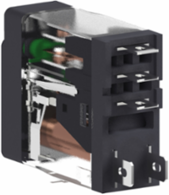 Harmony Electromechanical Relay, 10A, 1 C/O, 24V AC, with LED