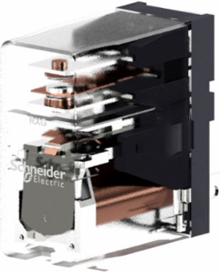 Plug-In Relay, 10A, 1 C/O, 230V AC, IP40, Transparent Cover