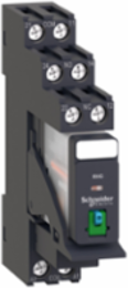 Pre-assembled Plug-In Relay, 5A, 24V DC, 2 CO, Lockable Test Button