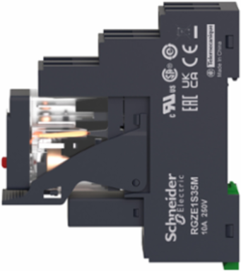 Harmony Electromechanical Relay, 5A 2CO, 230V AC, Pre-assembled