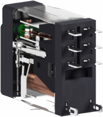 Harmony Electromechanical Relay, 5A, 120V AC, 2 C/O, LED Indicator