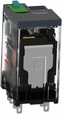Miniature Plug-in Relay, 12A 2 C/O, 24V DC, Lockable Test Button