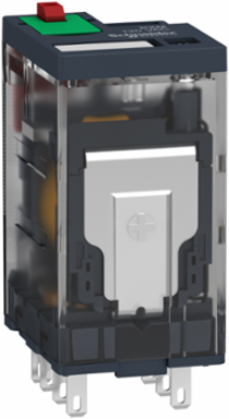 Miniature Plug-In Relay, 12A, 2 C/O, 24V AC, LED Indicator