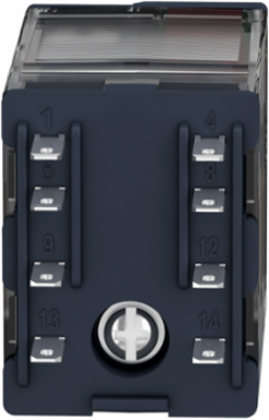 Miniature Plug-In Relay, 12A, 2 C/O, 24V AC, LED Indicator