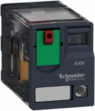 Miniature Plug-In Relay, 12A, 2 C/O, 24V AC, LED Indicator