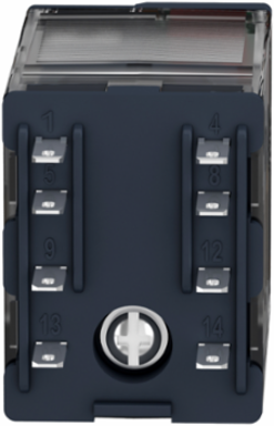 Miniature Plug-In Relay, 6A, 4 C/O, 120V AC, Lockable Test Button