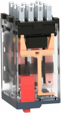 Miniature Plug-in Relay, 6A, 4 C/O, 24V AC, Lockable Test Button