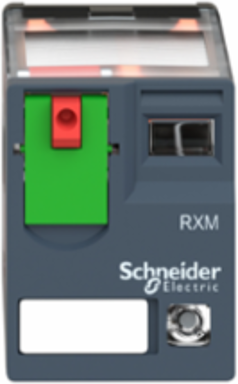 Miniature Plug-in Relay, 6A, 4 C/O, 24V AC, Lockable Test Button
