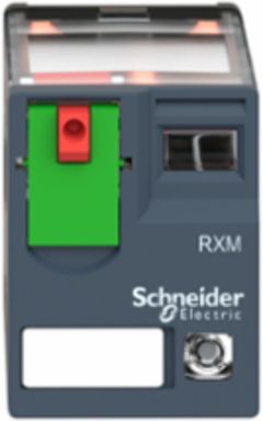 Miniature Plug-in Relay 6A, 4 C/O, 120V AC with Lockable Test Button
