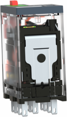 Miniature Plug-in Relay 6A, 4 C/O, 120V AC with Lockable Test Button