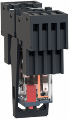 Miniature Plug-In Relay 6A 4CO 230V AC with LED, Lockable Test Button