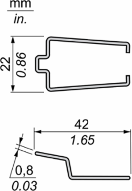 Harmony Maintaining Clamp for RXM Relay Sockets, Metal, 0.001 kg