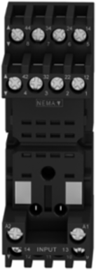 Harmony Electromechanical Relay Socket, 250V AC, 10A, DPDT