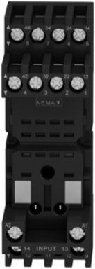 Harmony Electromechanical Relay Socket, 250V AC, 10A, DPDT