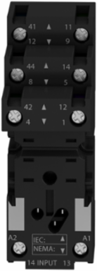 Harmony Electromechanical Relay Socket, 250V AC, 12A, DPDT, IP20