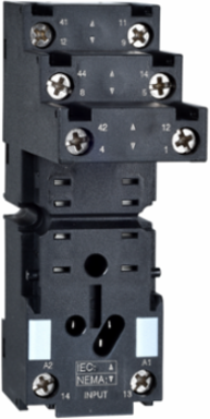 Harmony Electromechanical Relay Socket, 250V AC, 12A, DPDT, IP20