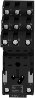 Harmony Electromechanical Relay Socket, 250V AC, 10A, 3C/O Contacts