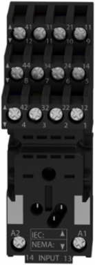 Harmony Electromechanical Relay Socket, 250V AC, 10A, 4 Contacts