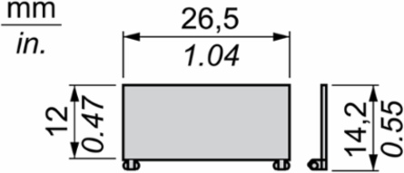 Harmony Electromechanical Relays Clip-in Legend Set, Customizable Identification