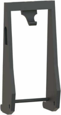 Harmony Mounting Clamp for RXM Sockets, Plastic, 0.005 kg