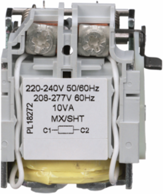 PowerPacT Shunt Trip Accessory, 208-277V AC, for H/J/L Circuit Breakers