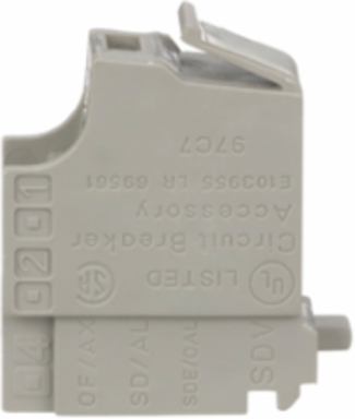 PowerPact M/P Auxiliary Switch 1.19 Inch Depth, 1.34 Inch Height