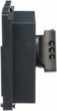 PowerPact L Circuit Breaker Accessory, Rotary Handle, Direct Mount, Black