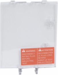PowerPacT Trip Unit Cover Accessory, Clear, 18-Month Warranty