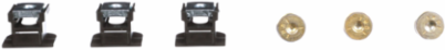 PowerPact H Terminal Nut for Busbar - 1/4-20 Thread, UL Certified, Set of 3