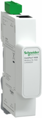 Circuit breaker accessory, Modbus serial hub, DIN rail