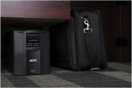 APC Smart-UPS, Line Interactive, 1500VA, Tower, 120V, 8x NEMA 5-15R outlets, SmartConnect Port+SmartSlot, AVR, LCD