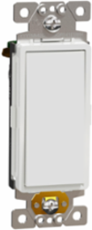 Switch, X Series, 15A, single pole, 1 way, white, 10 pc order qty