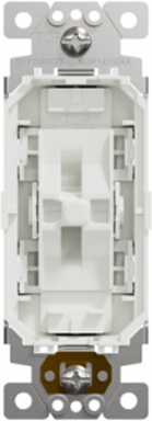 X Series 15A Single Pole Flush Mount Switch, 120V/277V