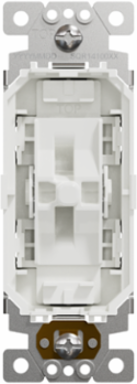 X Series 15A Single Pole Flush Mount Switch, 120V/277V