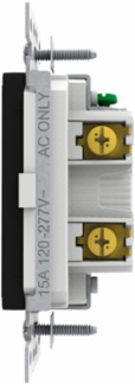 Switch, X Series, 15A, single pole, 1 way, black