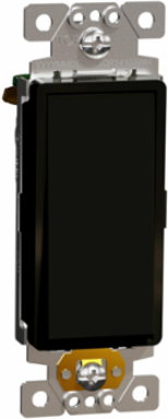 Switch, X Series, 15A, single pole, 1 way, black