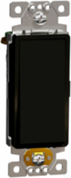 Switch, X Series, 15A, single pole, 1 way, black