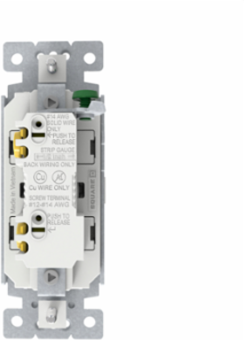 Switch, X Series, 15A, single pole, momentary, white