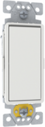 Switch, X Series, 15A, single pole, momentary, white