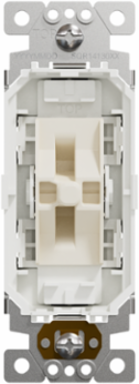 X Series 15A 3-Way Switch Module, 120V/277V, 1 Gang, Flush Mount