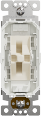 X Series 15A 3-Way Switch Module, 120V/277V, 1 Gang, Flush Mount
