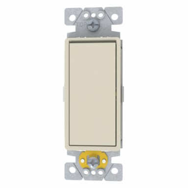 Switch, X Series, 15A, single pole, 3 way, light almond