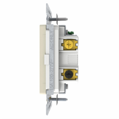 Switch, X Series, 15A, single pole, 3 way, light almond